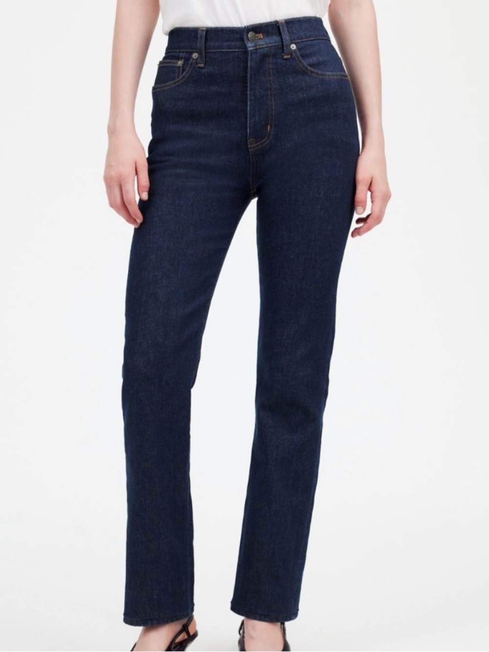 Madewell 90s Straight Jeans Dark Wash Size 28P